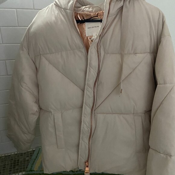 New Avec Les Filles, Off White Puffer - Picture 4 of 5